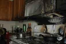 A grease fire damaged a La Maison du bayou apartment June 19.