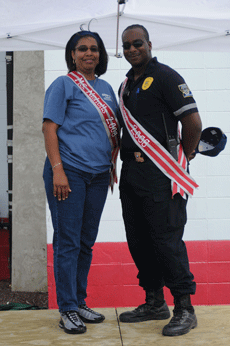 Olinda Ricard, sociology senior from Killeen, Texas, and Alex Barnes, government senior from New Orleans,  were awarded Mr. and Ms. Nicholls for 2008. Results were announced as part of  the Crawfish Day activities April 17.