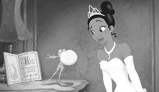 Tiana speaks to Prince Naveen in Disneys Princess and the Frog.