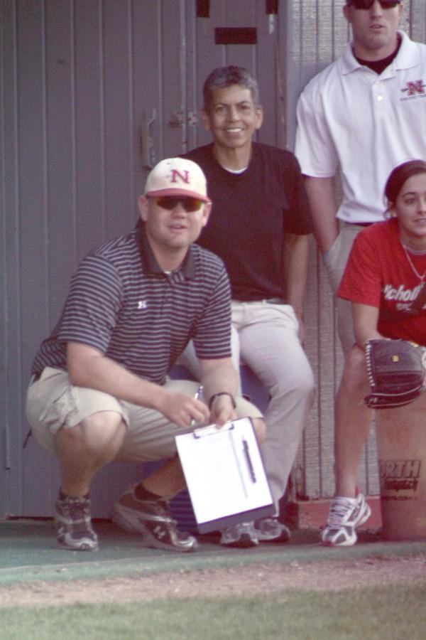 Volunteer+assistant+softball+coach+Kevin+Schlegel+keeps+statistics+for+the+March+23+game+against+Louisiana+State+University.