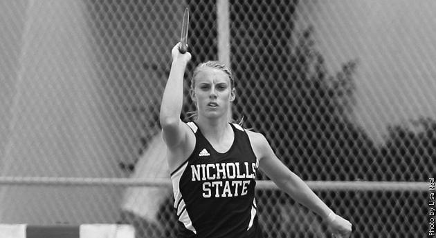 Springer places second overall in javelin throw