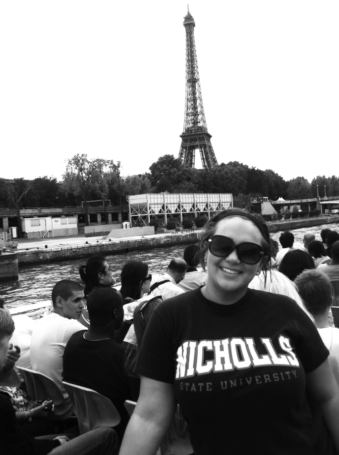 Kristen Legendre, business graduate from Chackbay, went to Paris, France, through the master of business administration exchange program.