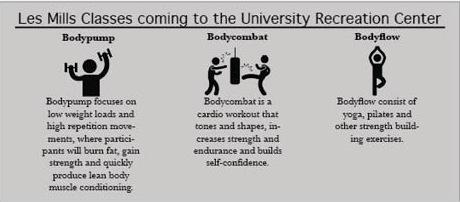 Fitness classes to come to campus rec center