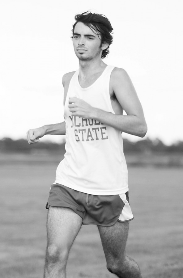 Cross Country runner Ross Mullooly competes in a meet on September 1, 2010