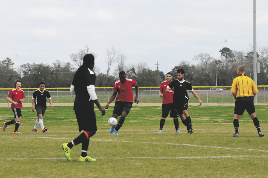 The Nicholls men’s club soccer team plays its first game Sunday afternoon.