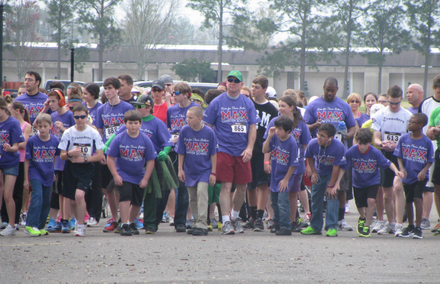 Participants get on their mark at last year’s Race for their Future.