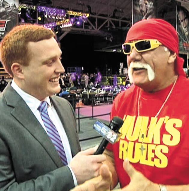 Gerald Gruenig interviews WWE Hall of Famer Hulk Hogan at Fan Axxess during Wrestlemania weekend two weeks ago in New Orleans.