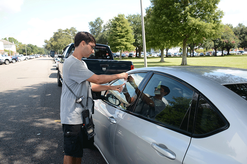 Students express opinions concerning parking violations on campus