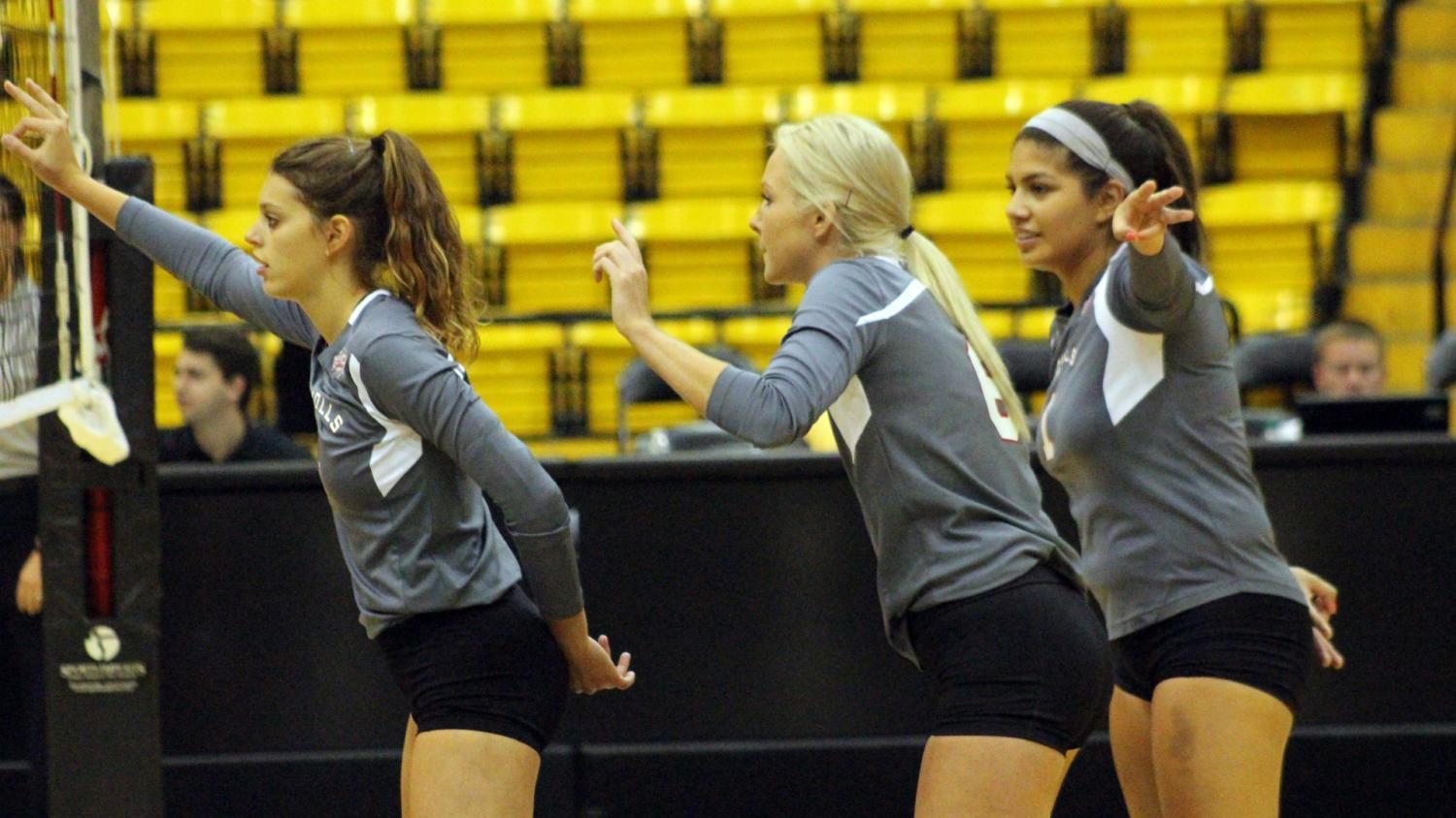Volleyball earns first victory of season