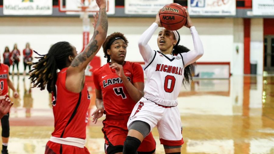 Womens basketball earned victory in Southland Conference