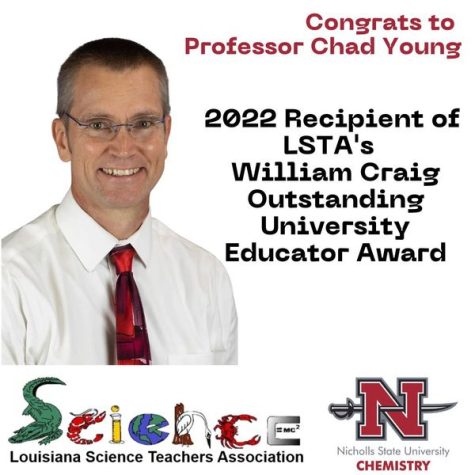 Dr. Chad Young Receives Educator Award