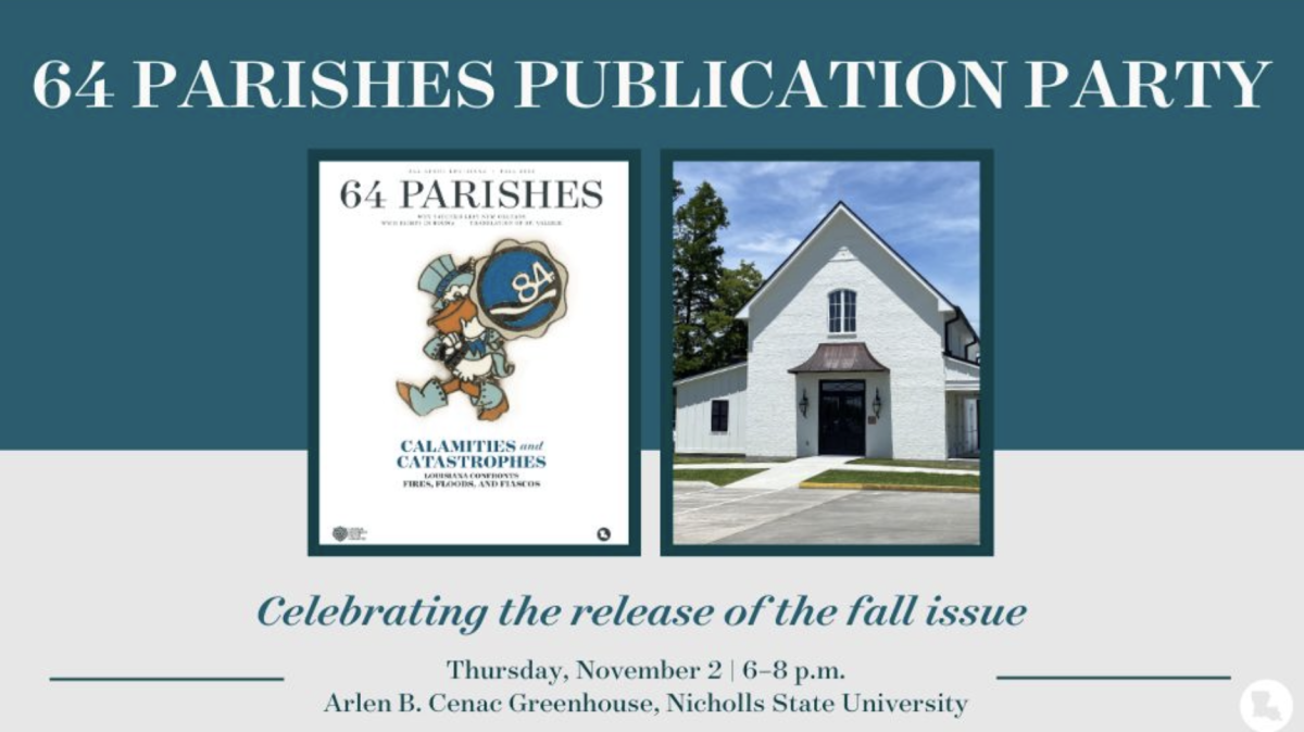 64 Parishes hosts publication party at Nicholls