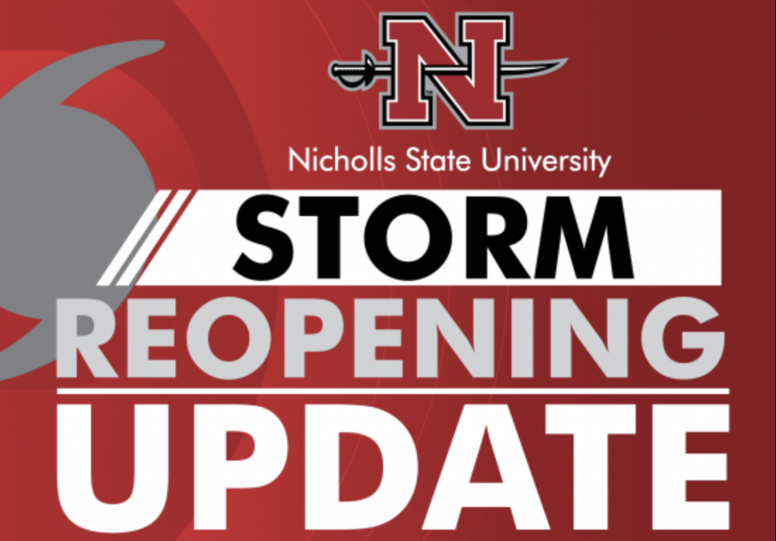 Nicholls announces it is reopening after power returns to campus – the ...