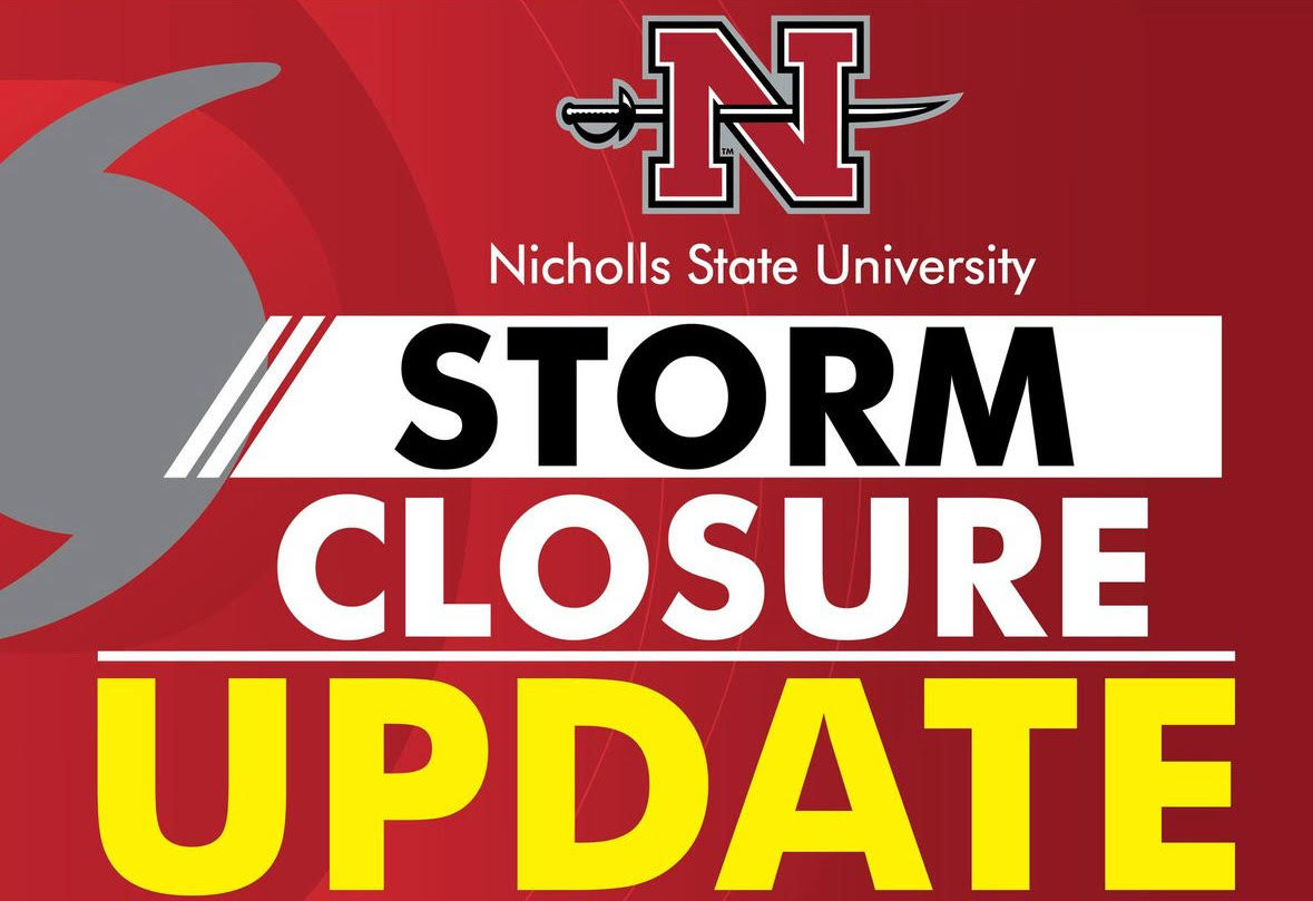 Nicholls Storm Closure Update graphic