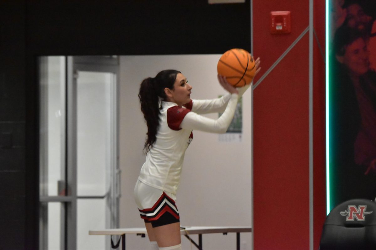 Jesslynn Jalomo puts up shots in a pre-game shootaround ahead of a game against Northwestern State University at Stopher Gymnasium on Feb 6.
Jalomo scored 12 points against TAMU-CC on Feb 20.