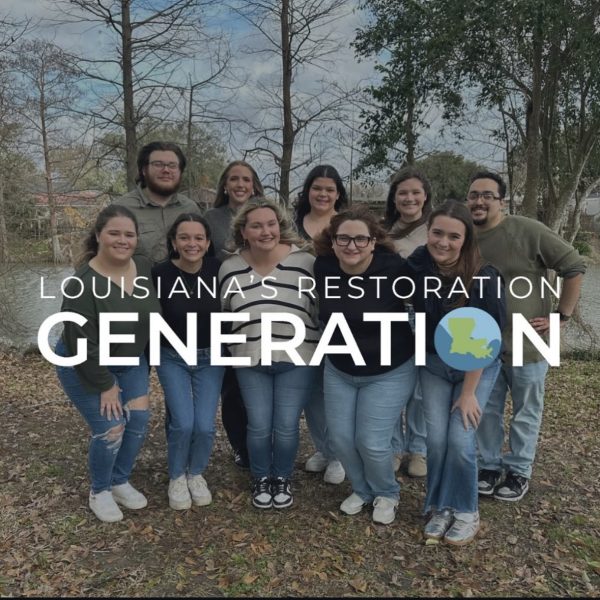 Members of the Public Relations Campaign class putting on Louisiana's Restoration Generation's Coastal Summit