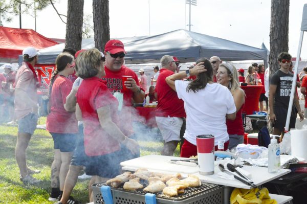 Colonels tailgating during the first football game of the 2025 season.