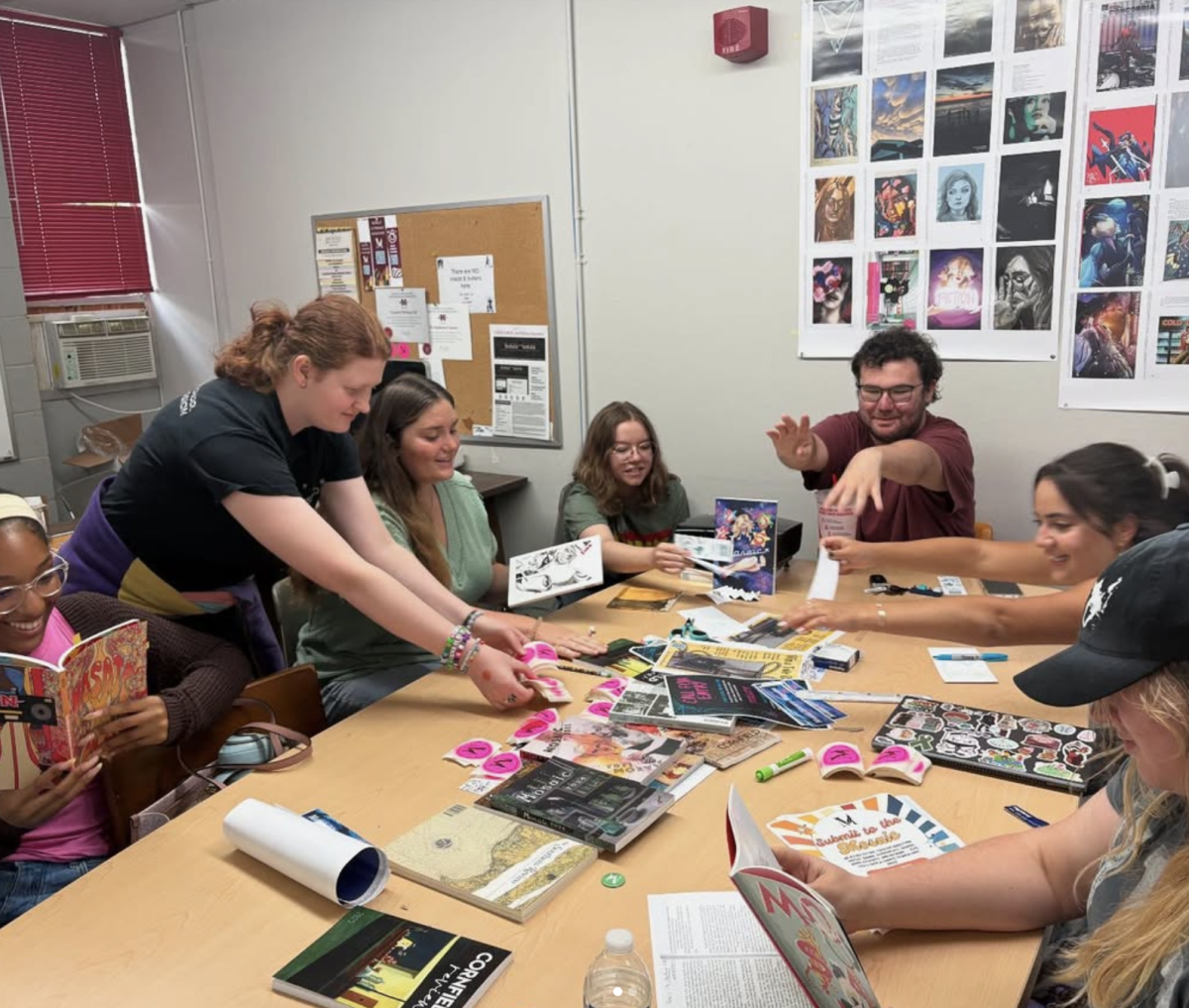 Mosaic Staff uploaded Sept 10. Alex Boudreaux, editor-in-chief of Mosaic pictured back center.