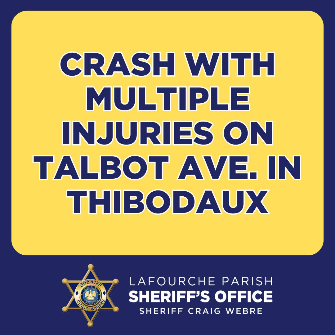 Lafourche Parish Sheriff's Office statement. Via: Facebook 