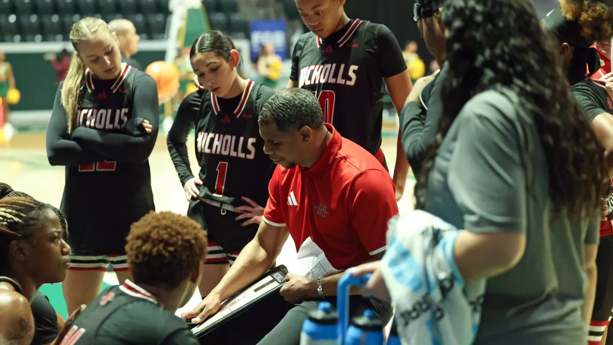 Nicholls State University Women's Basketball team. Jan, 28. 2026. 