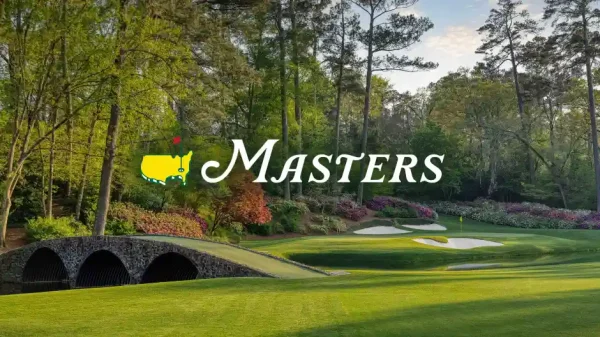 "The Masters" logo and gulf course. (Photo via: SiriusXM).