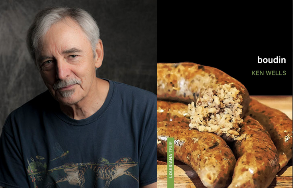 Nicholls Alumni Ken Wells and his recently published book "Boudin." (Photo via: Nicholls State University).